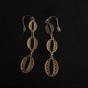 Gold Stella and Dot earrings